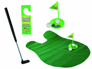 potty putter for the bathroom will improve your golf game