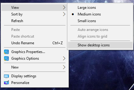 How To unHide Desktop Icons On Computer Screen