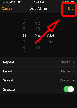 How To Set Alarm on iPhone