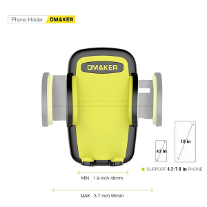 omaker universal-car-phone-mount adjusts and resizes