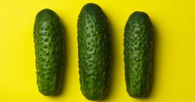 Cucumbers covered in wax