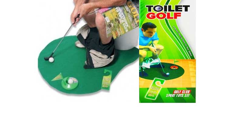 Potty Putter Putting Mat Golf Game