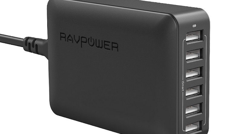 RAVPower USB Charging Station 60W 12A 6-Port