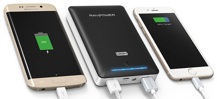 RAVPower Power Bank will charge mobile devices