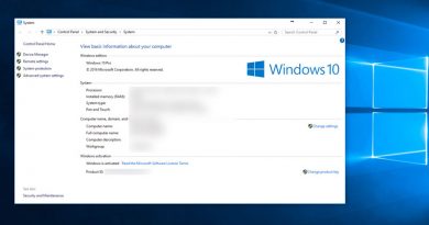 How do I find my computer name on my windows operating system