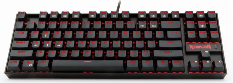 Redragon K552 KUMARA LED Backlit Mechanical Gaming Keyboard - Bleeping