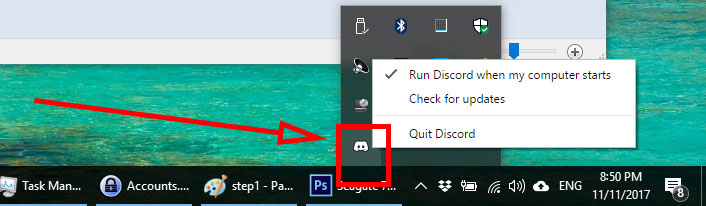 how to stop discord from opening on startup
