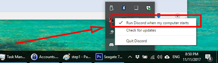 Disable Discord automatic start up-s3-770h