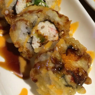 Different types of sushi rolls Crazy boy roll 320x320h