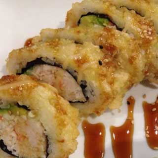 Different types of sushi rolls Golden Roll 320x320m