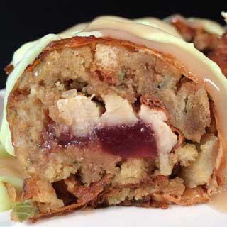 Different types of sushi rolls Holiday roll 320x320