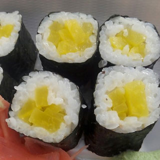 Different types of sushi rolls Oshinko Roll 320x320h